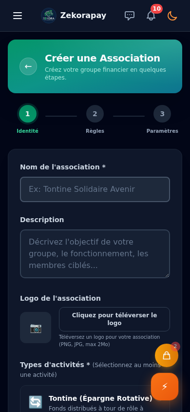 Création