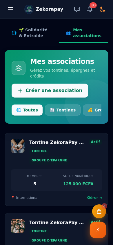 Mes Associations