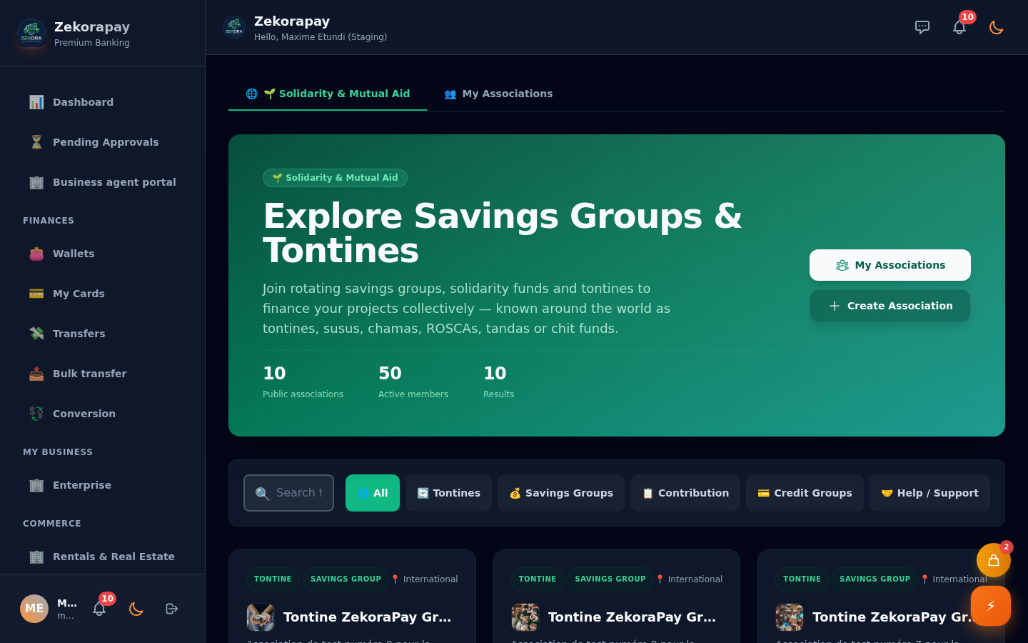 Stage 1 - Association Explorer